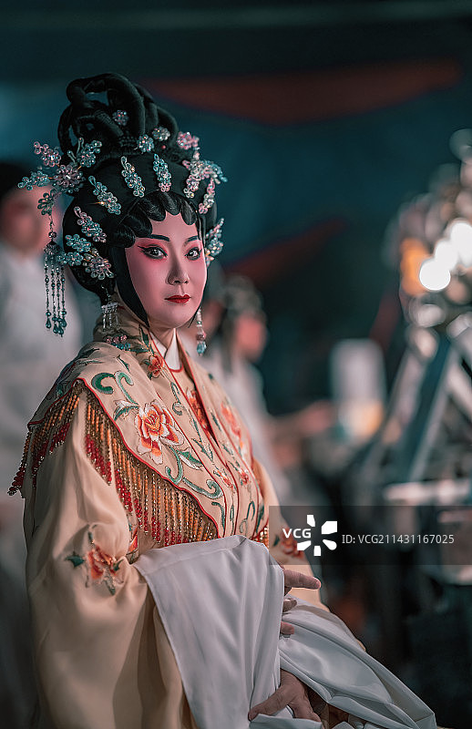 走进粤剧团图片素材