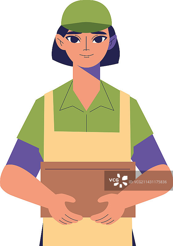 配送员角色图片素材