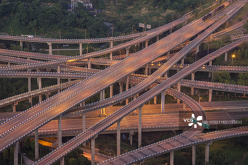 重庆盘龙立交图片素材