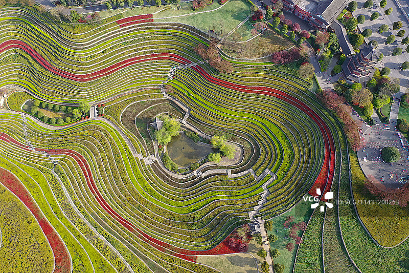 贵州大方古彝梯田图片素材