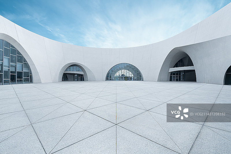 清水混凝土建筑广场图片素材