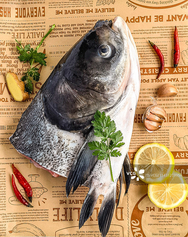 花鲢鱼头图片素材