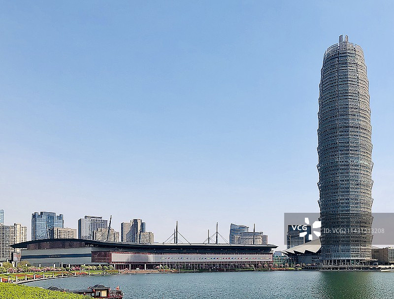 城市天际线风光图片素材