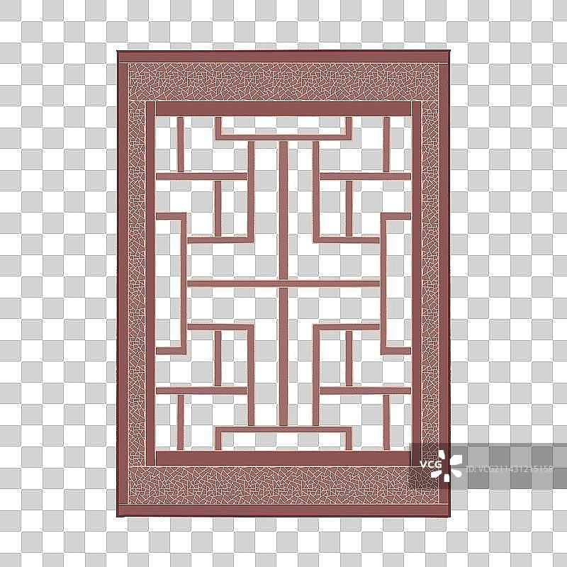 国风古典风格中式风格传统窗花镂空窗户图片素材