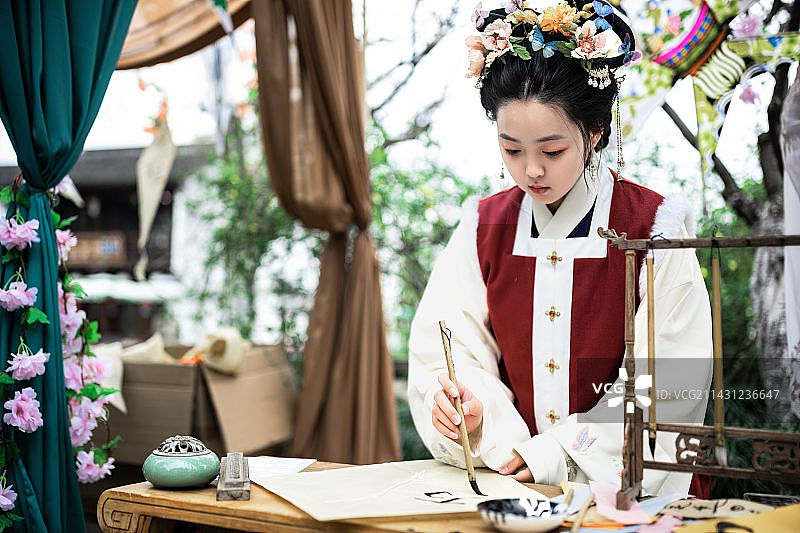 月河花朝节图片素材