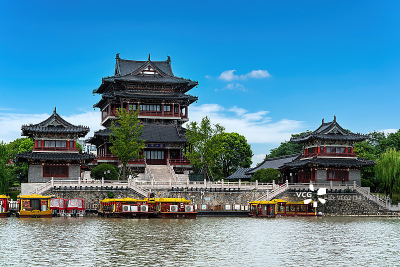 泰州望海楼历史古迹图片素材