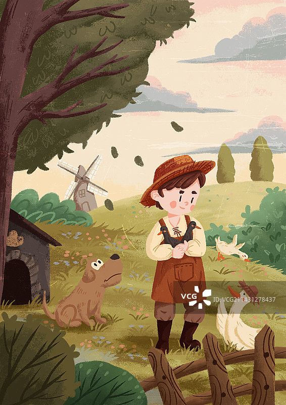 田园农场图片素材