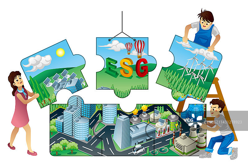ESG环保的地球图片素材