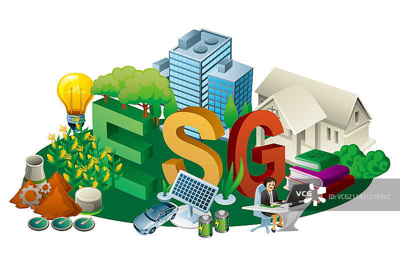 ESG环保的地球图片素材
