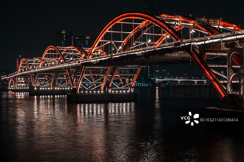 柳江夜景图片素材