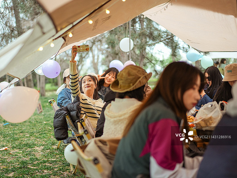 春日户外，洨河生态公园BBQ图片素材