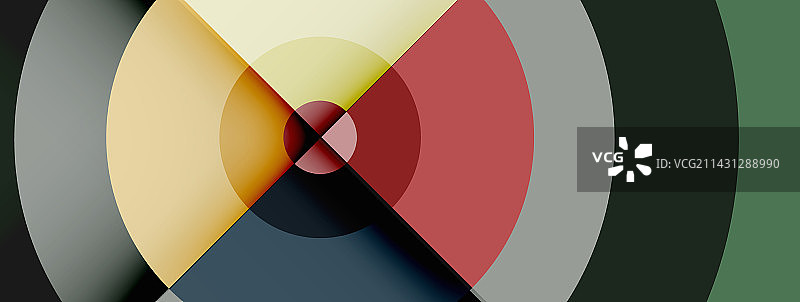 圆形阴影新潮的最小几何图片素材