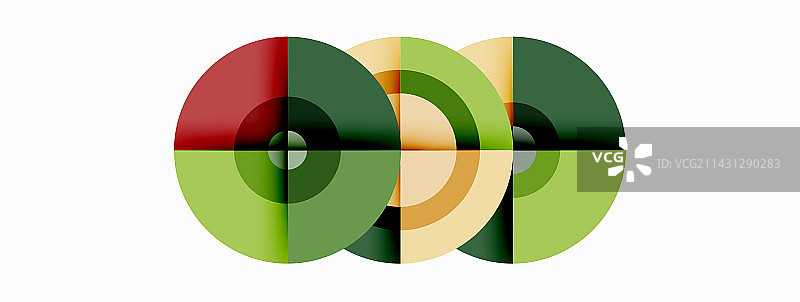 圆形阴影新潮的最小几何图片素材