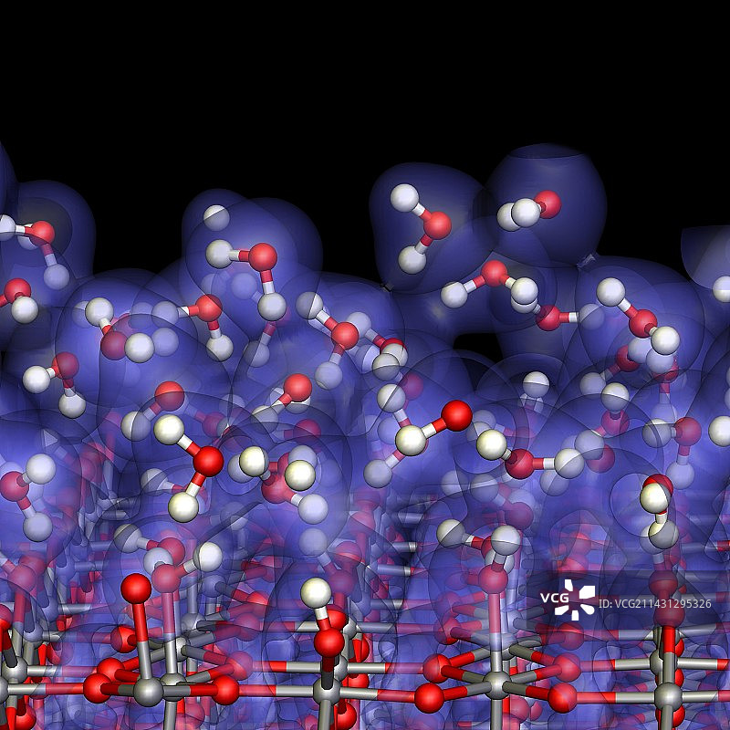 水-二氧化钛建模图片素材