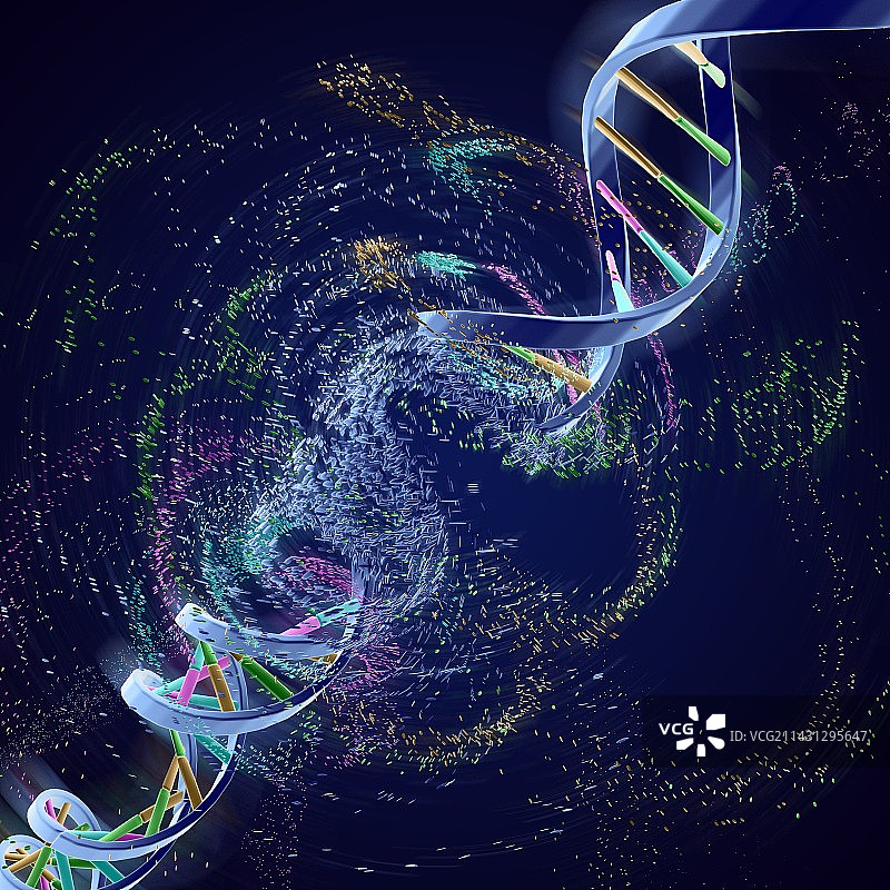 DNA损伤概念图图片素材
