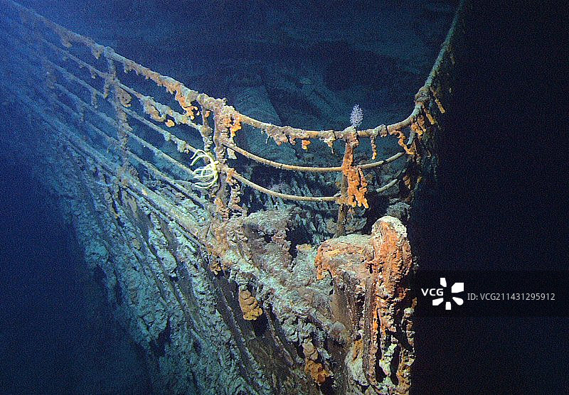 泰坦尼克号残骸图片素材