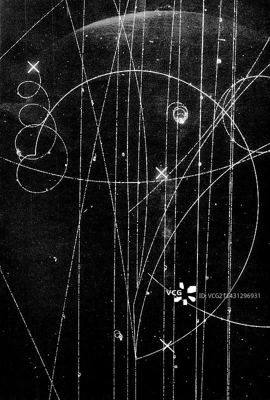 K介子-质子碰撞图片素材