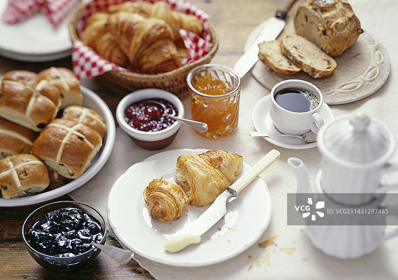 大陆式早餐图片素材