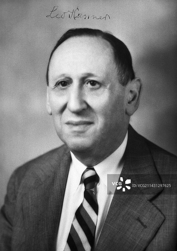 奥地利精神科医生利奥·坎纳图片素材