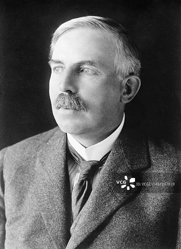 新西兰物理学家欧内斯特·卢瑟福图片素材