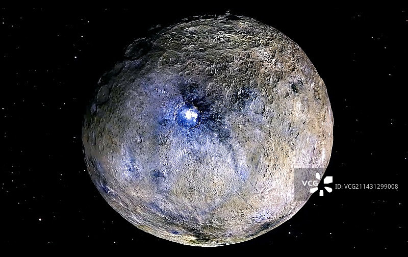 谷神星卫星图像图片素材