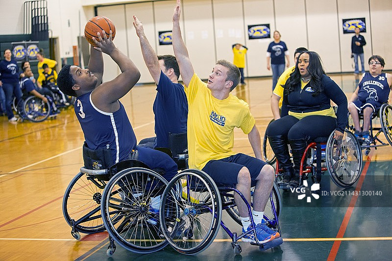 轮椅篮球图片素材
