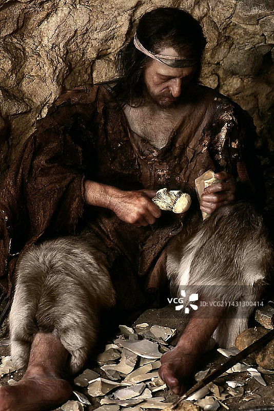 马格德林文化重建图片素材