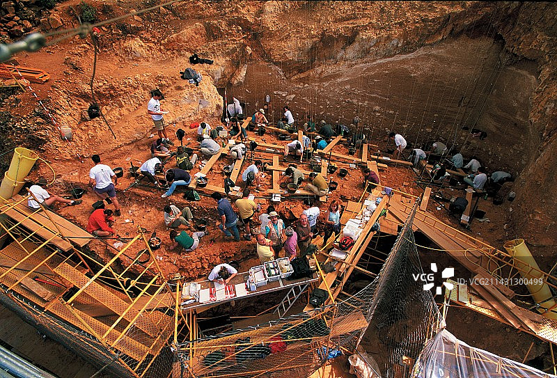 格兰多利纳的挖掘现场图片素材