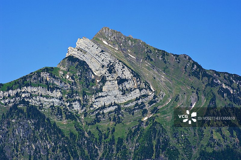 褶皱岩石图片素材