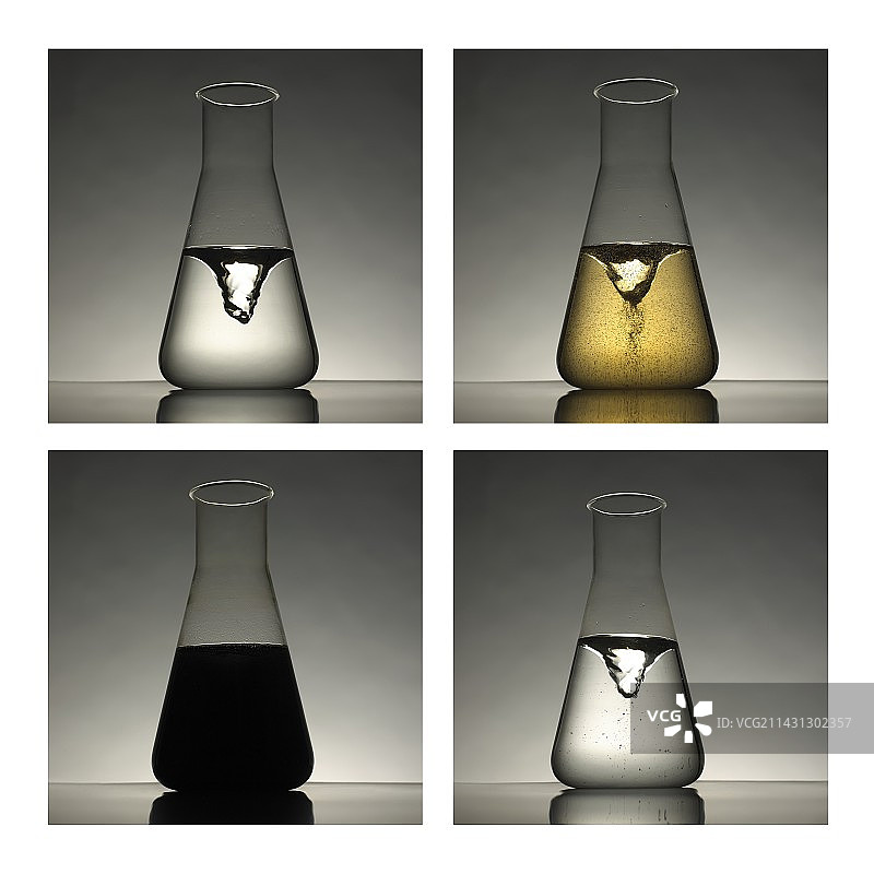 Briggs-Rauscher振荡反应图片素材