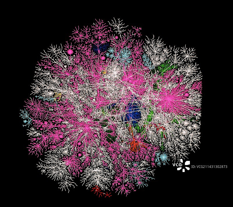 全球互联网流量图图片素材