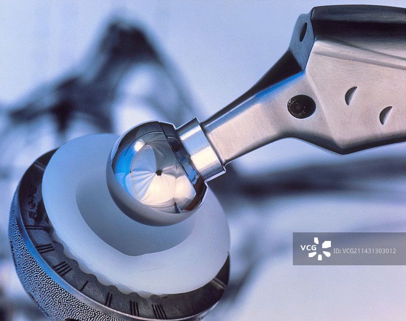 假髋关节球窝特写图片素材