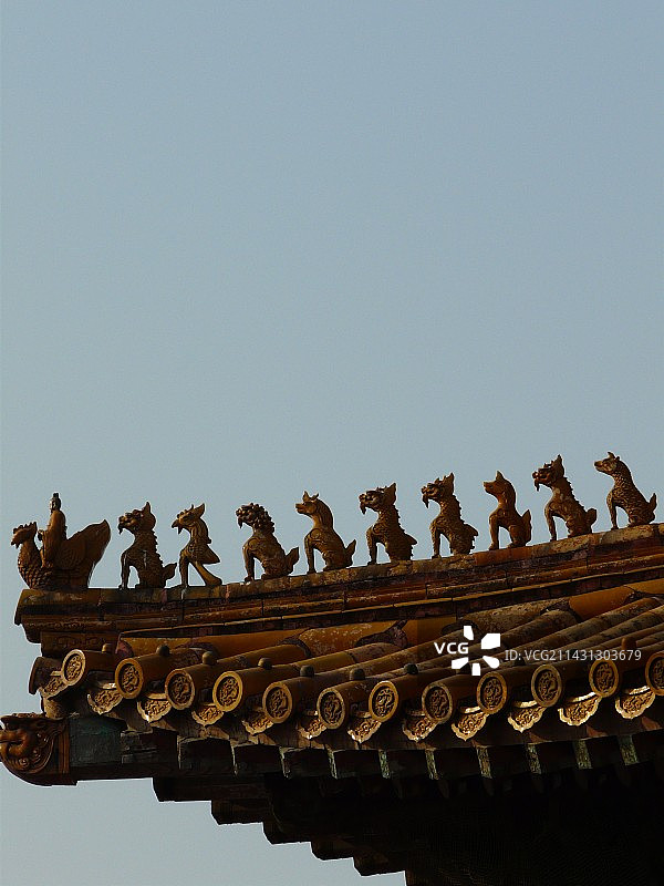 故宫屋檐图片素材