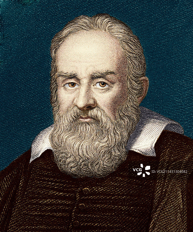 意大利天文学家伽利略·伽利莱图片素材