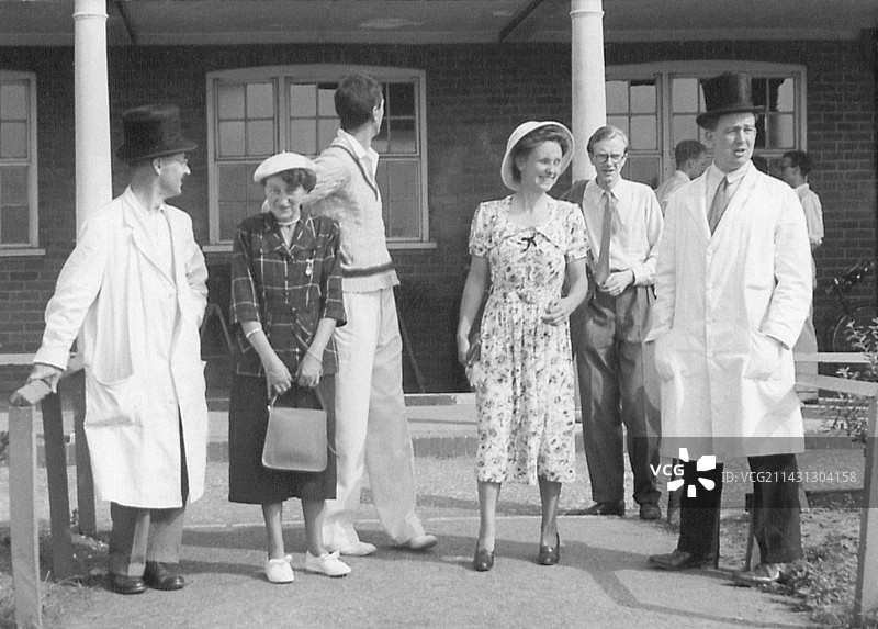 国王学院DNA研究人员，20世纪50年代图片素材