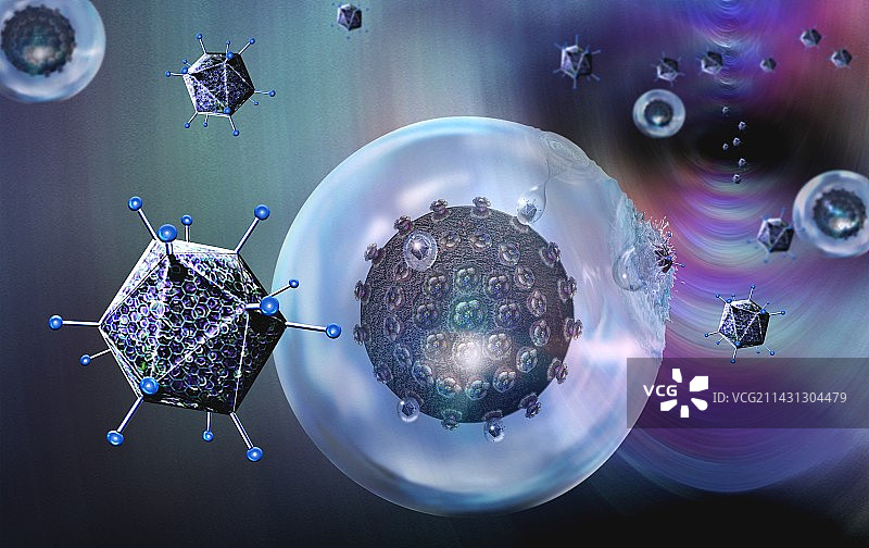 CAR T细胞癌症免疫疗法图片素材