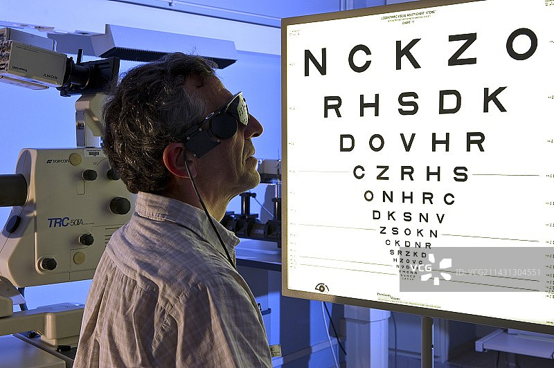 Argus II型人工视网膜测试图片素材