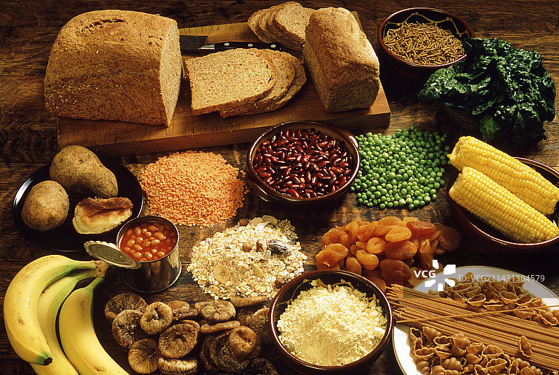 高纤维食物图片素材