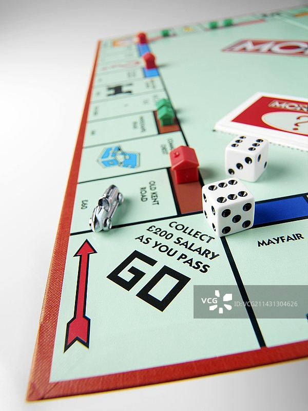 大富翁棋盘游戏图片素材