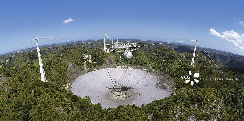 使用副反射器升级阿雷西博射电望远镜图片素材