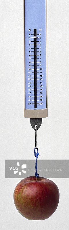 牛顿计测量重力图片素材