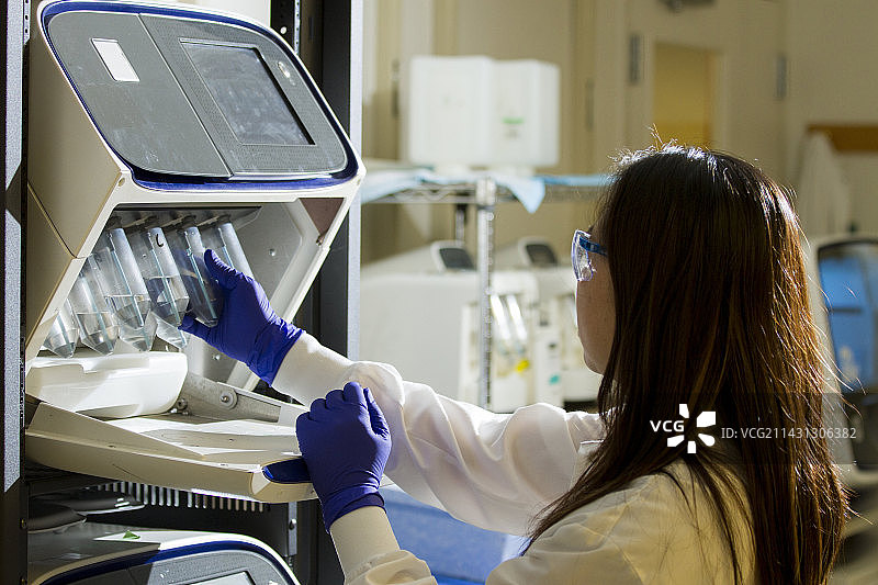 DNA基因分型和测序图片素材