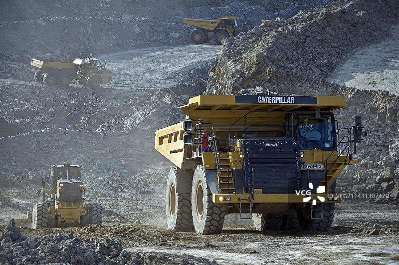 露天煤矿图片素材