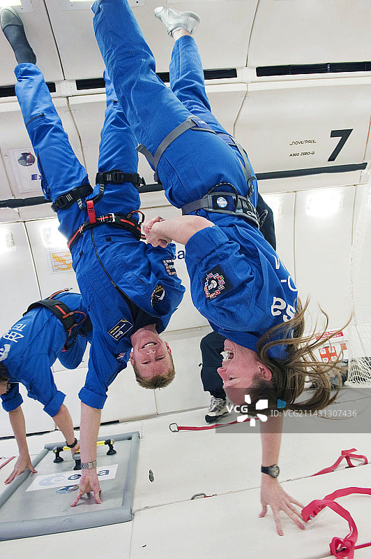 宇航员失重训练图片素材
