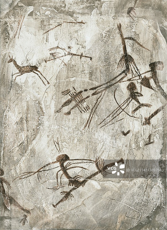 史前洞穴壁画图片素材