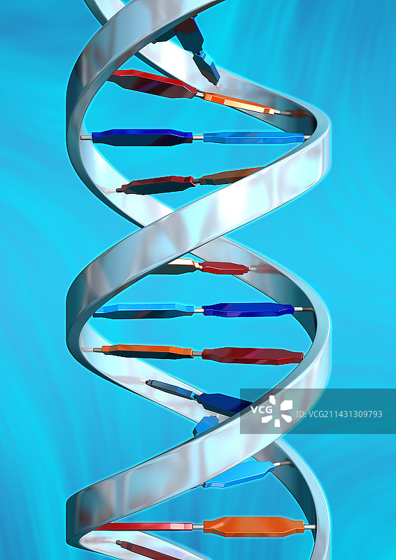 DNA螺旋结构图片素材