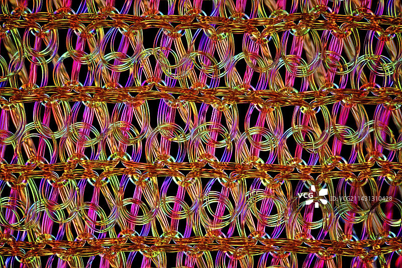 弹性袜结构光学显微照片图片素材