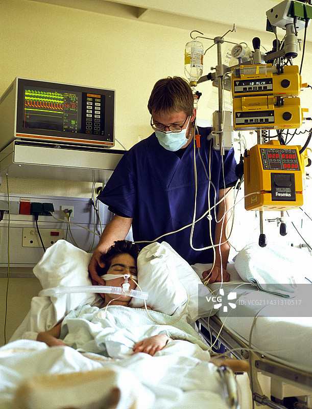 心脏重症监护图片素材