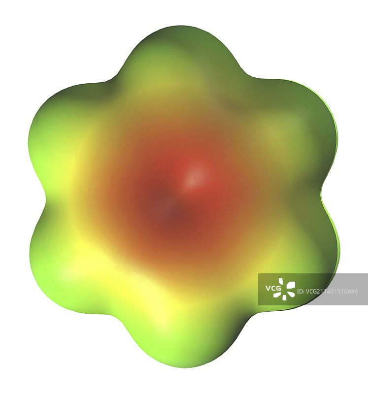 苯的芳香烃分子图片素材