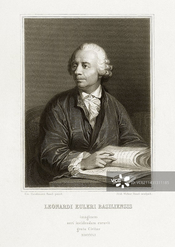 伦纳德·欧拉：瑞士数学家图片素材